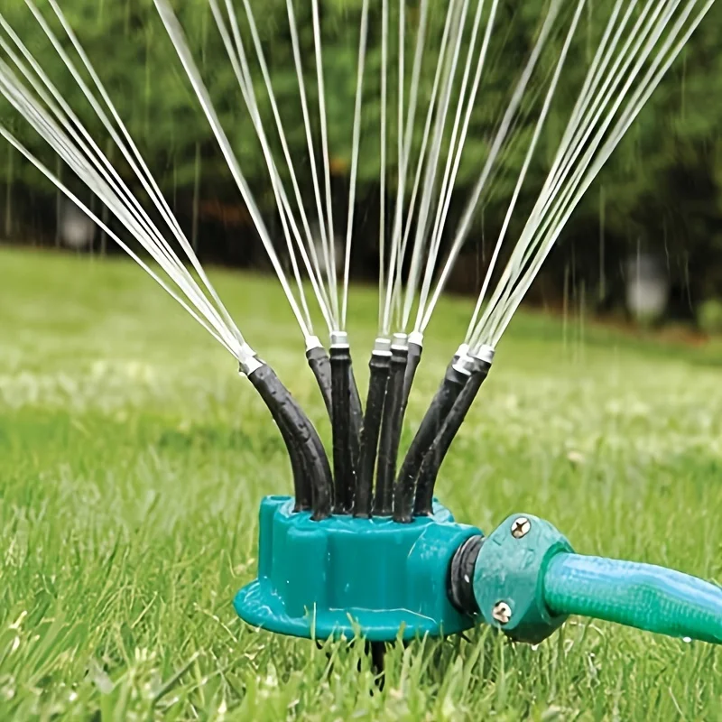 1pc 360 Degree Automatic Garden Sprinklers Watering Grass Lawn Rotary Nozzle Rotating Water Sprinkler System Garden Supplies Spr
