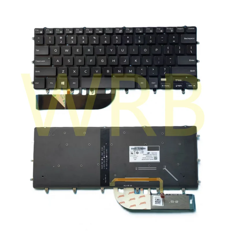 

Новая американская клавиатура с подсветкой, подходит для Dell XPS 15 9550 9560 9570 7590 M5510