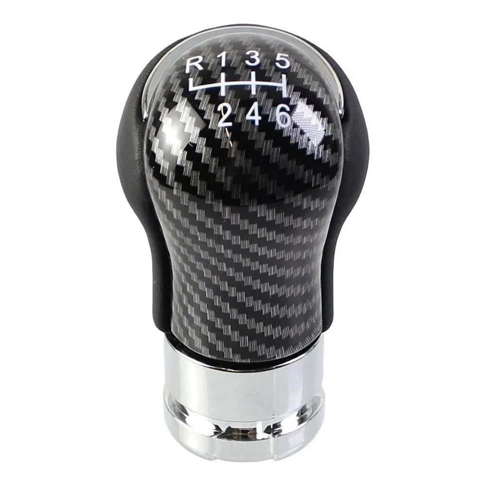 

6 Speed Carbon Fiber \Gear Knob For Toyota For Hilux For Revo 2015-2020 \Direct \Replacement Gear Shift Knob Interior Parts