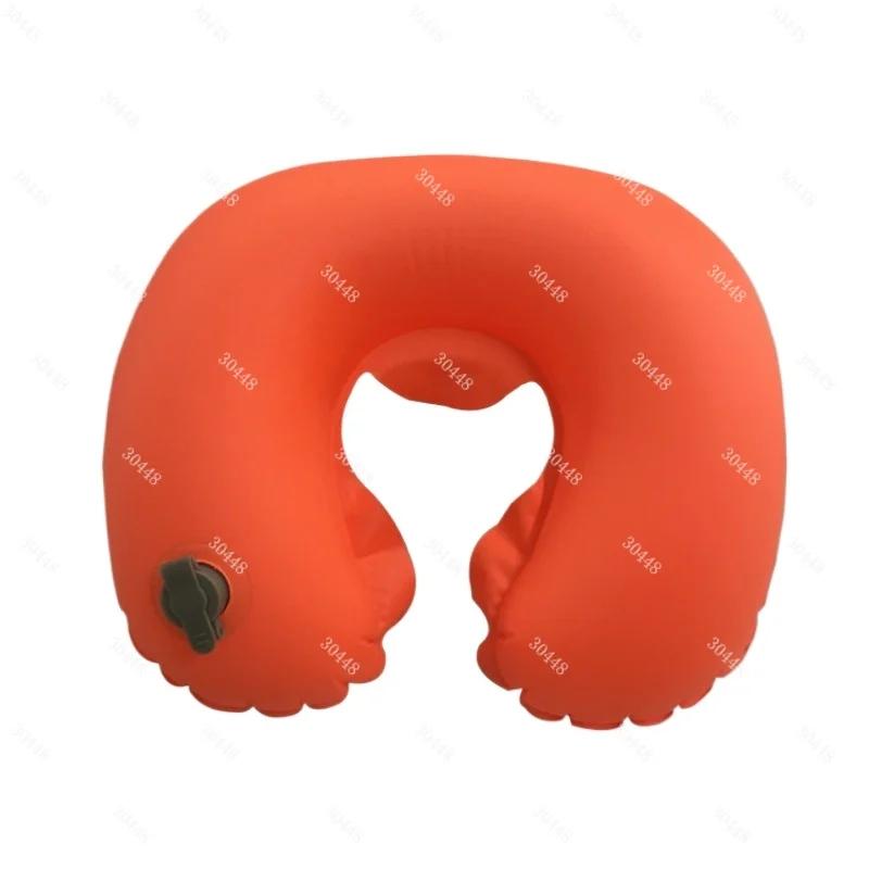 Outdoor TPU Inflatable Pillow Portable U-Shaped Neck Pillow for Travel Nap Airplane and Car Breathable Air Cushion