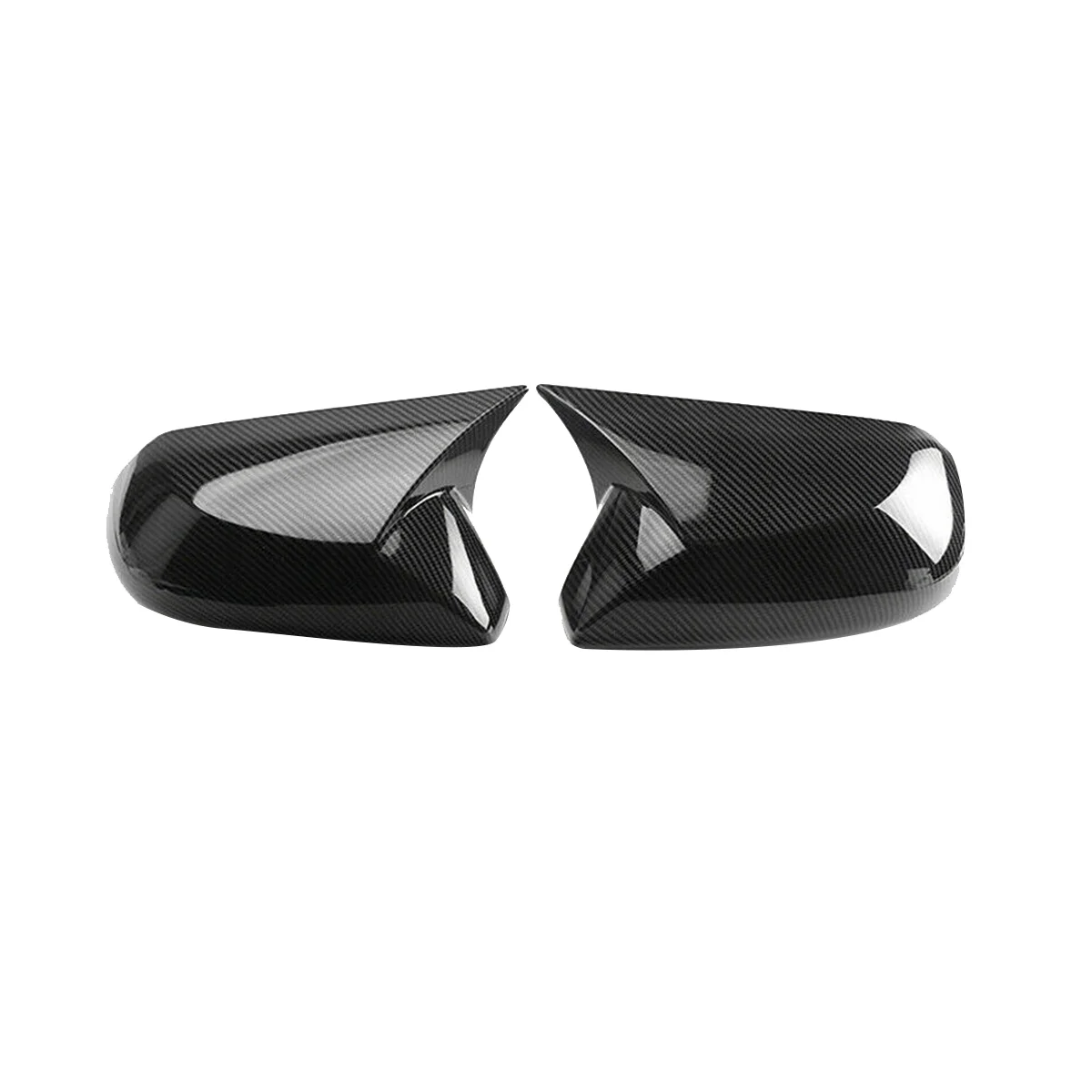 

Carbon Fiber ABS Ox Horn Side Door Rearview Mirror Cover Trim Shells Cap for Toyota Camry