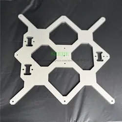 Silver Prusa i3 MK3 6mm thick Aluminium composite build plate Y carriage Melamine heated plate RJ4JP-01-08 DIY 3D printer