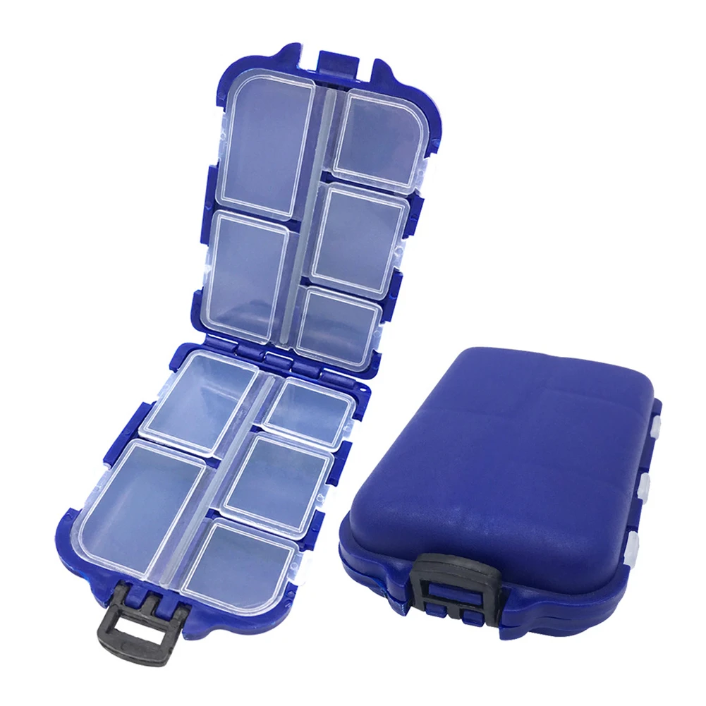 1pc 1-8 Compartments Storage Box Carp Fishing Tackle Boxes System Fishing Bait Spoon Hook Storage Container Portable Fishing Box