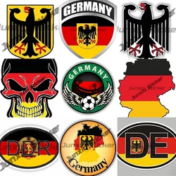 Código de País Alemão Bandeira Adesivos, Decalque Criativo Motocicleta, Escudo Cidade, Mapa Deutschland, Asas Bandeira, Brasão da Alemanha
