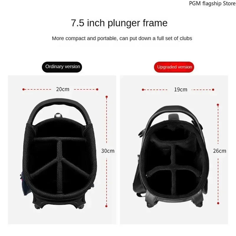 Сумка для гольфа PGM, мужская и женская сумка-подставка, интегрированная подставка с магнитной оправой, портативная Клубная сумка для ювелирных изделий QB155