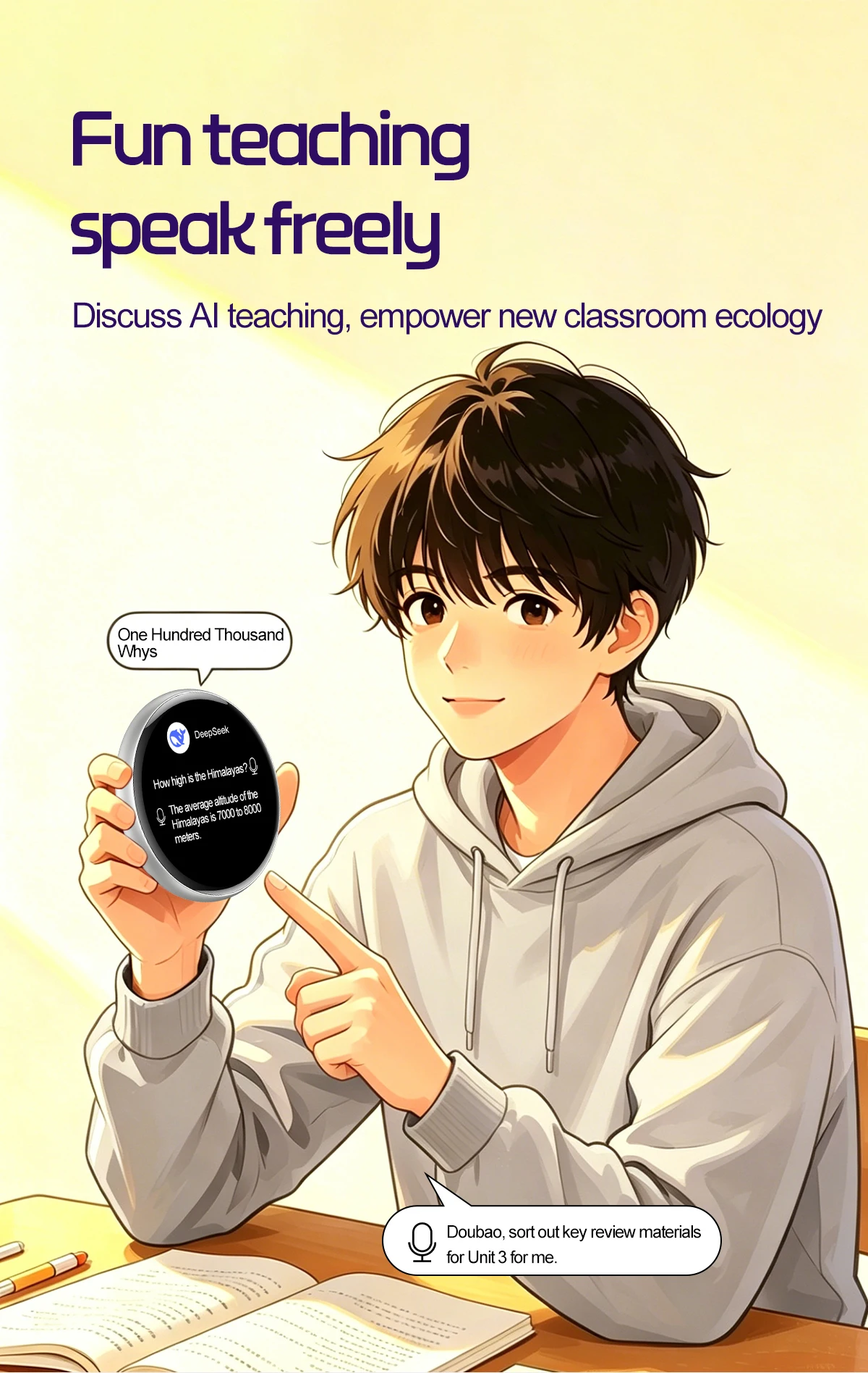Picture 6: 1.7inch Dynamic Electronic Badge Anime AI Merchandise Digital Display Badge with Touch Control Uploading Photos GIFs and Videos
