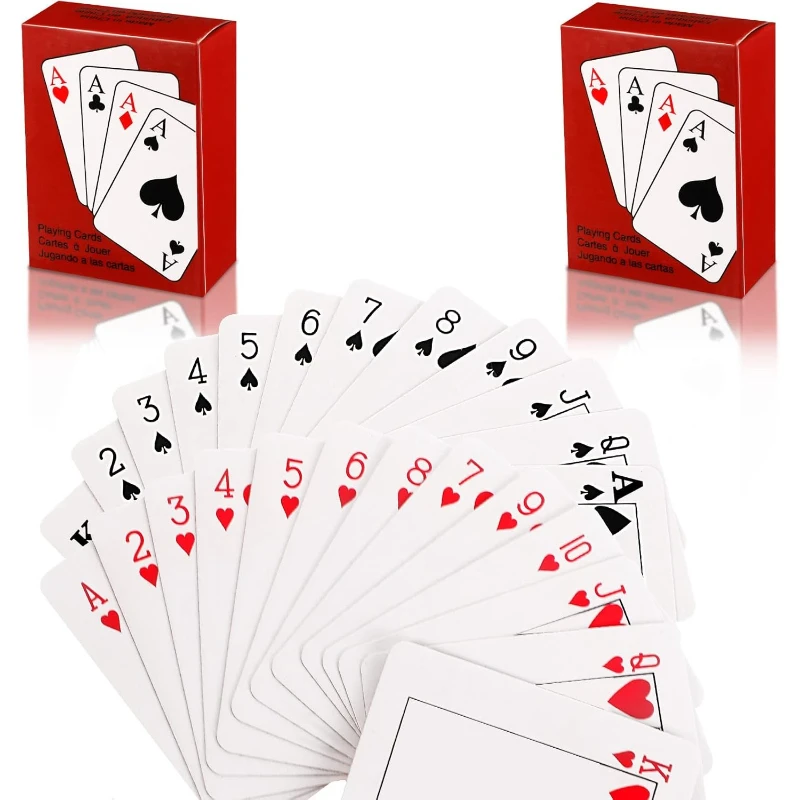 1 Decks Mini Playing Cards Small Miniature Traveling Deck Poker Cards  Portable House Playing Cards Party Games Outdoor Climbing