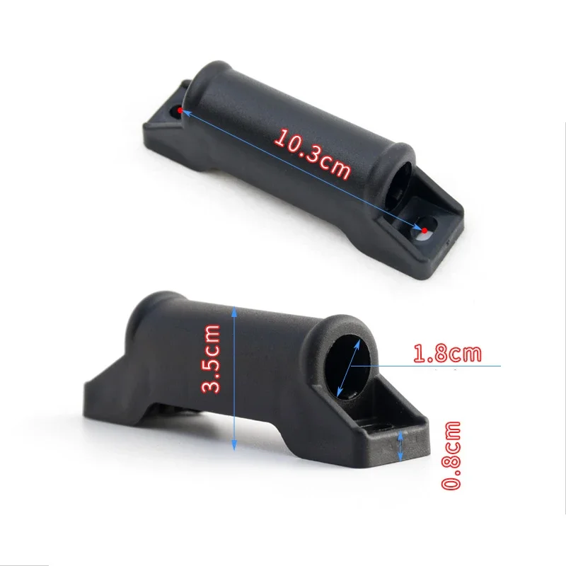 2pcs Office Chair Footrest Slide Rail Accessories Lying Chairs Fixed Plastic Slide Office Swivel Parts Accessories
