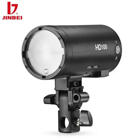 JINBEI HD100 100W Outdoor Flash Portable Touch Screen HSS TTL Round Head Camera Flash for Canon Nikon Fuji Sony