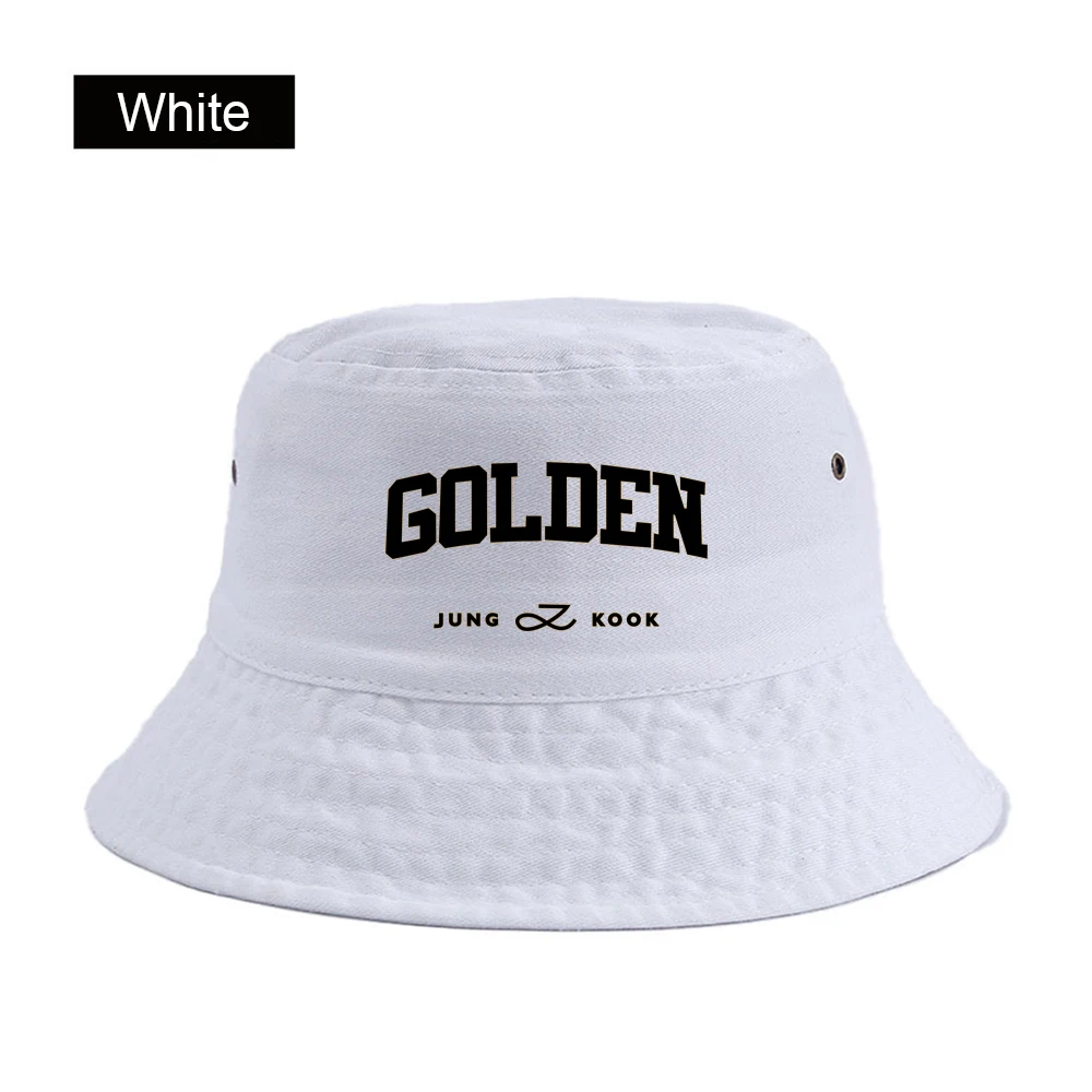 Kpop Jung Kook 1st Solo Album Golden Jungkook Bucket Hat for Men