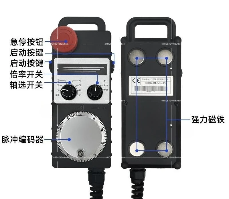 IHDW-BLA5S-IM IHDW-BLA5L-IM IHDW-BBA4S-IM Hand Pulse Generator BB,Far Sight FUTURE Electronic Handwheel