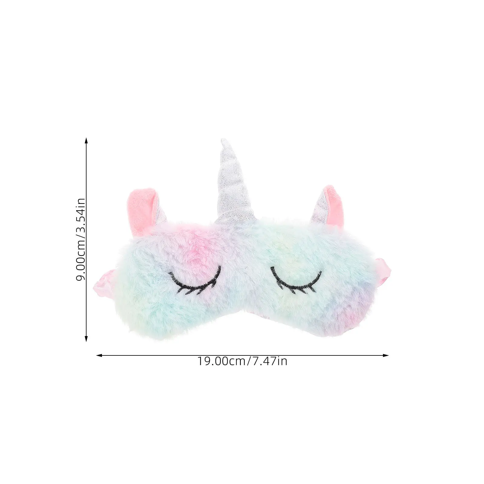 Unicorn Design Sleep Mask Light Breathable Eye Mask No Pressure on Eyes Flexible Elastic Strap for Sleeping Travel Work Naps