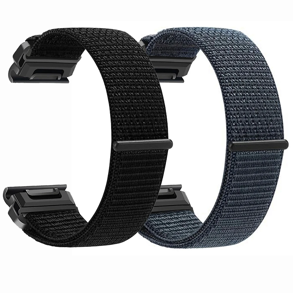 Pulseira Esportiva de Nylon QuickFit 26mm 22mm para Garmin Fenix 8E 7 7X 6 6X Pro Tactix 8/Quatix 8 Pro/Epix Pro Gen2/Enduro 3