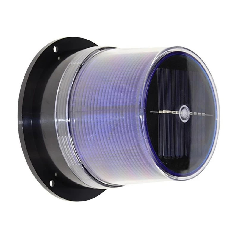 Safety Flashing LED Lampwith Strong Base Waterproof Solar Warning Safety Flashing Light for Car Factory