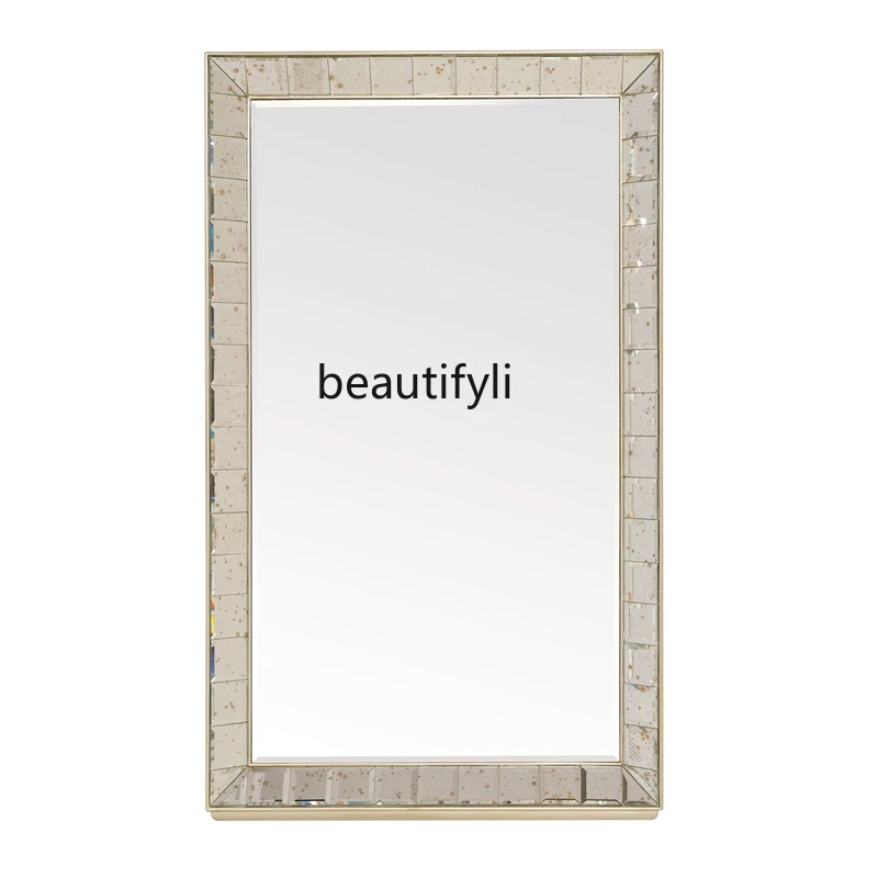 

INS Dressing Full Body Floor Mirror Light Luxury and Simplicity Large Mirror Clothing Store Full-Length Mirror