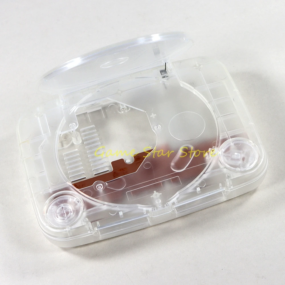 1set For PS1 Housing Shell Transparent Case with Buttons For PlayStation 1 PS One Console Replacement Parts
