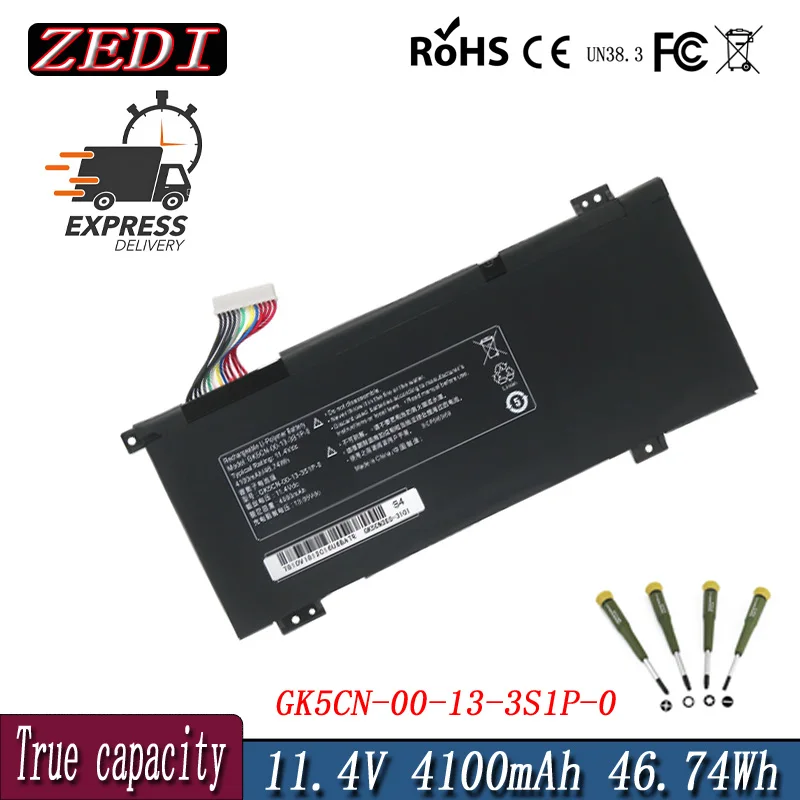 

ZEDI GK5CN-00-13-3S1P-0 Battery For MECHREVO X8Ti Z2 MACHENIKE T90 Plus T90-T3p F117-B F117-B6 GK5CN GK5CN4Z GK7CN6Z GK5CN5Z