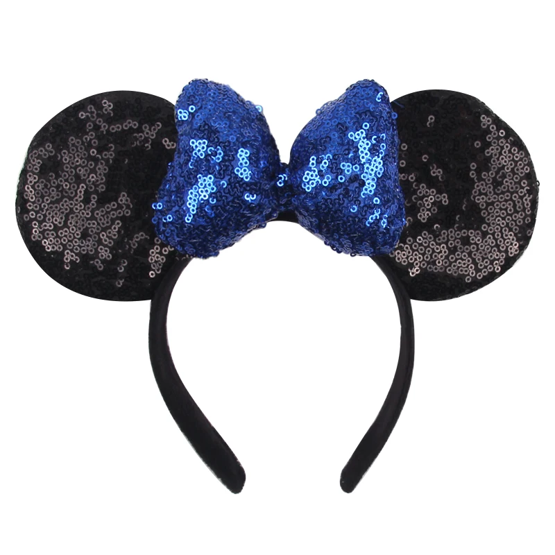1 Stück Mausohren-Stirnband für Mädchen und Kinder, 10,2 cm, gepunktete Schleife, Haarband, Urlaub, Party, Reisen, DIY-Haarschmuck