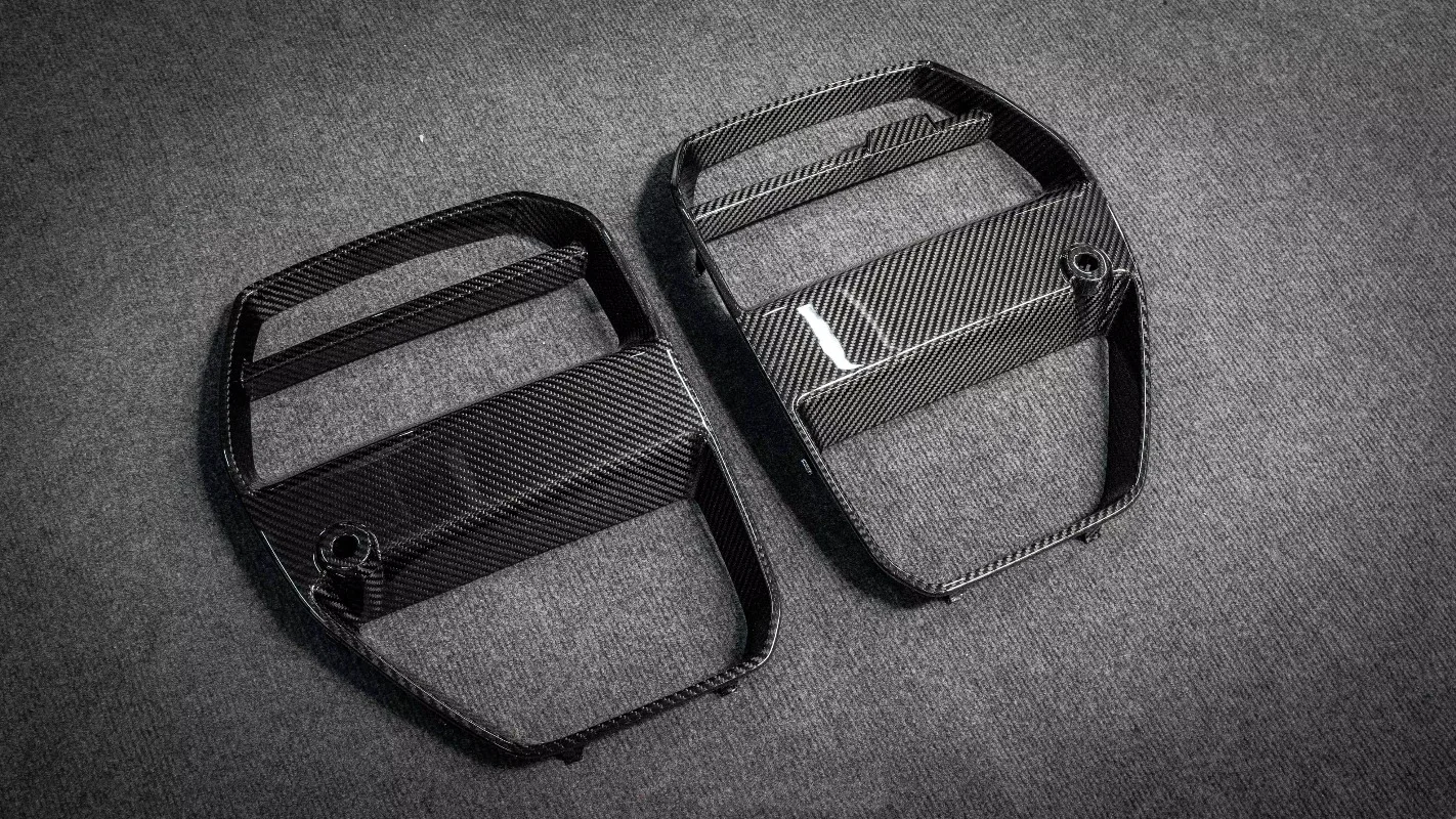 High Quality Carbon Fiber Front Kidney Grille for M3 G80 M4 G82 G83 2021+ A-RT AE Style