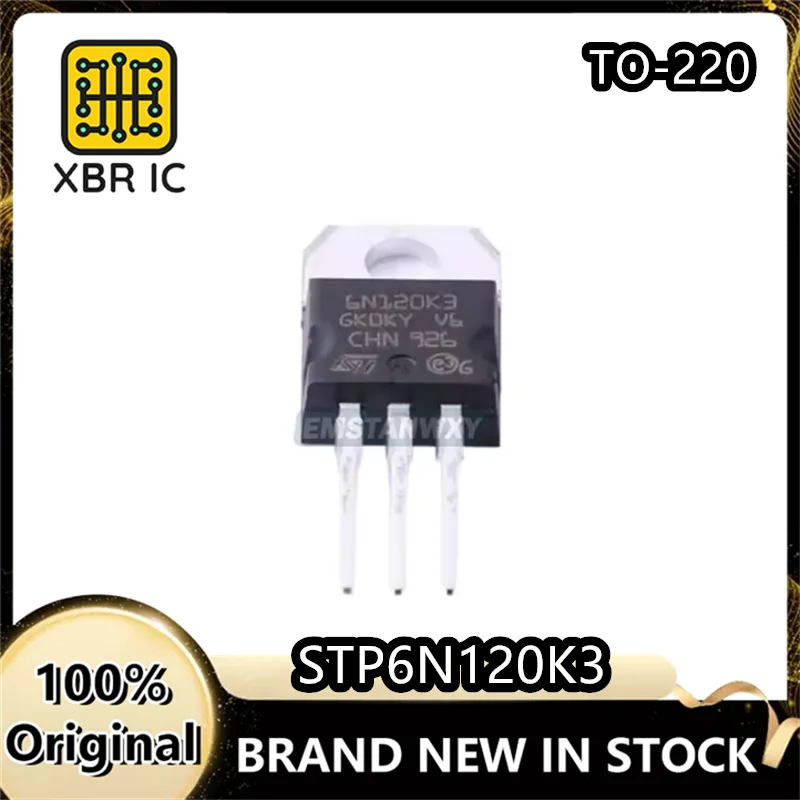 

(5/20 pieces) 6N120K3 STP6N120K3 6A/1200V TO-220 field effect transistor New original authentic spot fast delivery