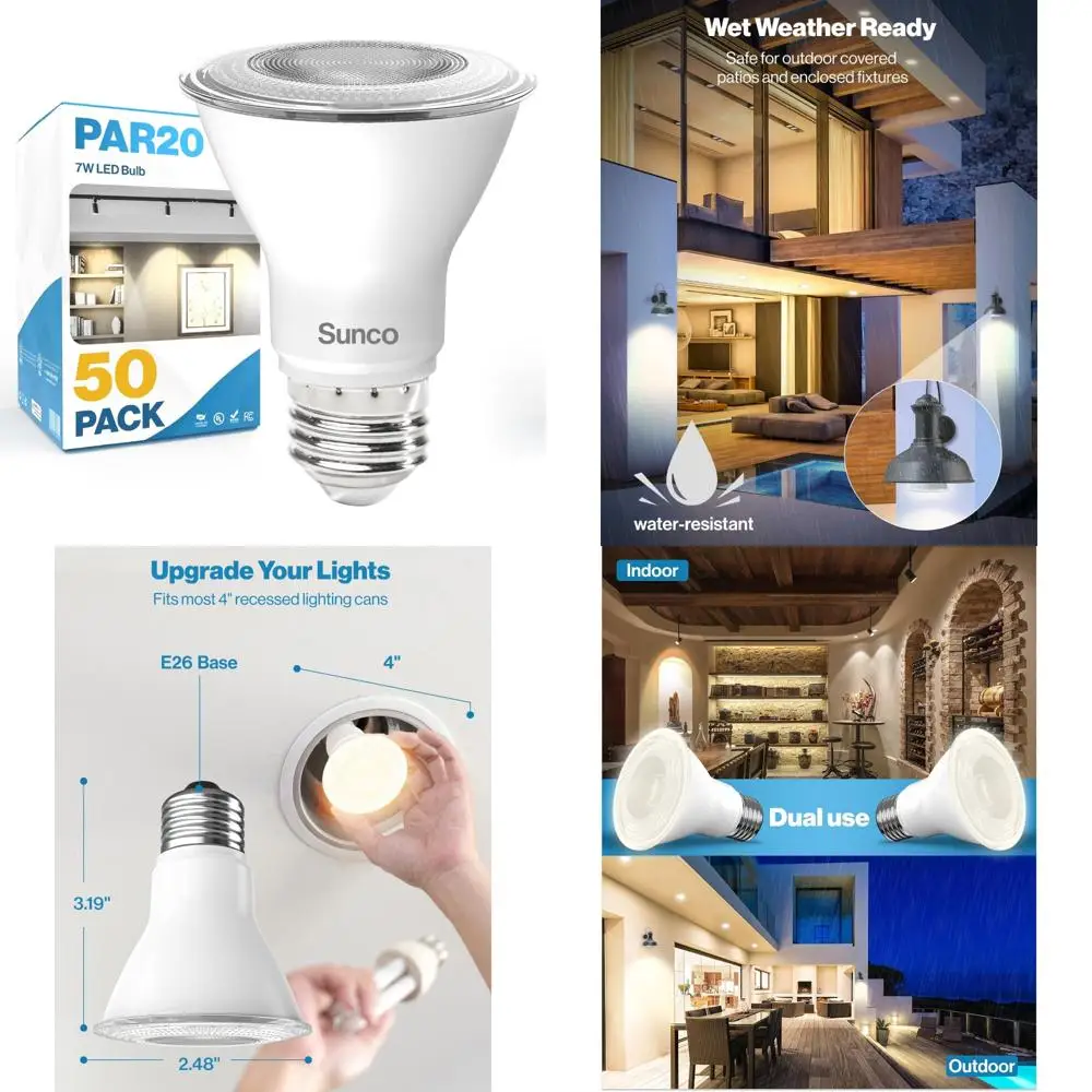 Led PAR20 Bulbs, 50…