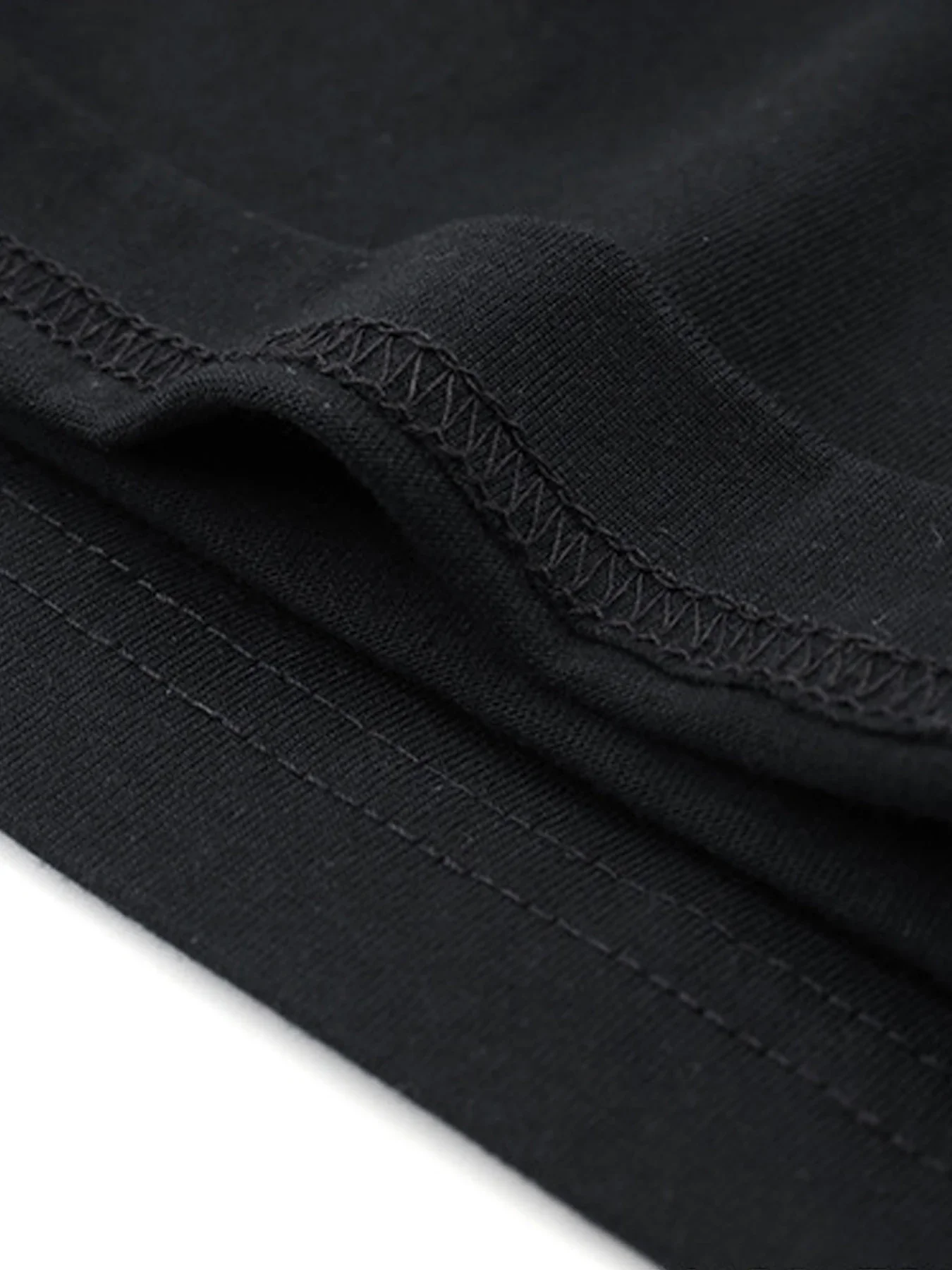 Männer Baumwolle T-shirt Vorne Hinten Druck Halbe Hülse T-shirt männer Baumwolle Sommer Lose Übergroßen Casual Oansatz Männliche tees – Detail 7