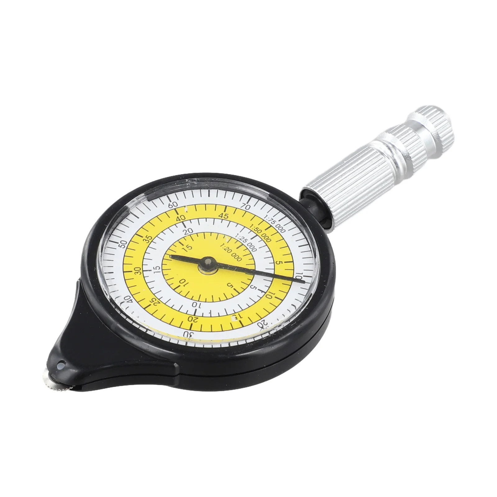 Map Distance Meter Multifunctional Curve Odometer For Measuring Instrument Mileage Tool Black Aluminum Alloy ABS