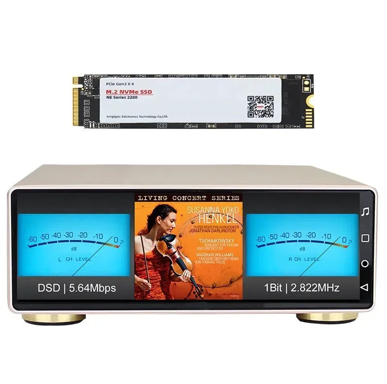 A-181 JF Digital MX-3 Android 10.0 WiFi HDD HHD Audio HiFi Player 32Bit/348KHz DSD512 BT5.0 استقبال USB محوري I2S IIS Out #3