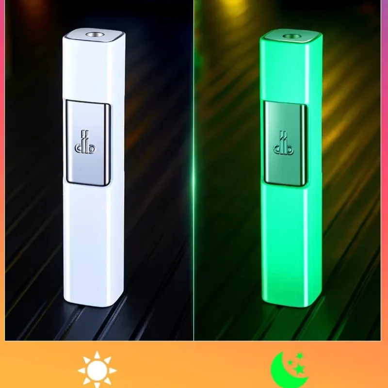 New Torch Luminous Lighter Jet Cigarette Cigar Accessories Pen Airbrush Butane Refill Metal Windproof LighterGadget gift for men