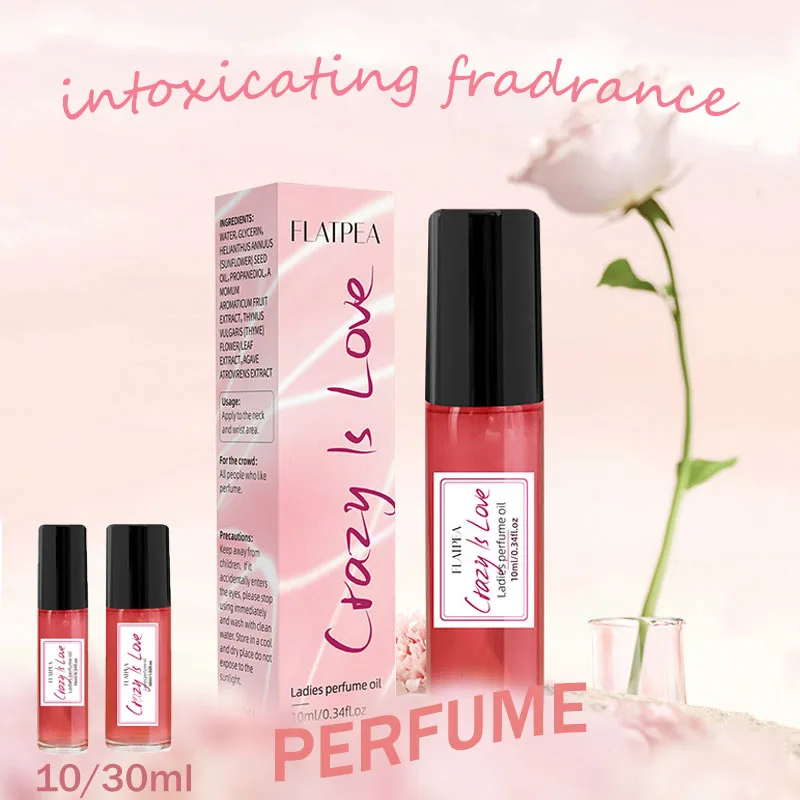 

10ml/30ml Fruity Perfume Roller Essential Oils Floral Scent Pheromone Feminine Charm Relieve Fresh Irresistible Dateing Perfume