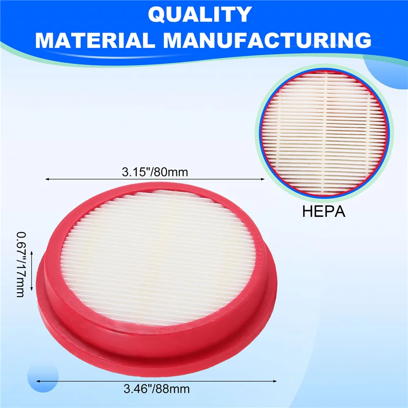 مجموعة أدوات تنظيف فلتر HEPA قابلة للغسل مكونة من قطعتين B25B، مناسبة للمكنسة الكهربائية اللاسلكية Puppy T10 Puppyoo T10 Pro