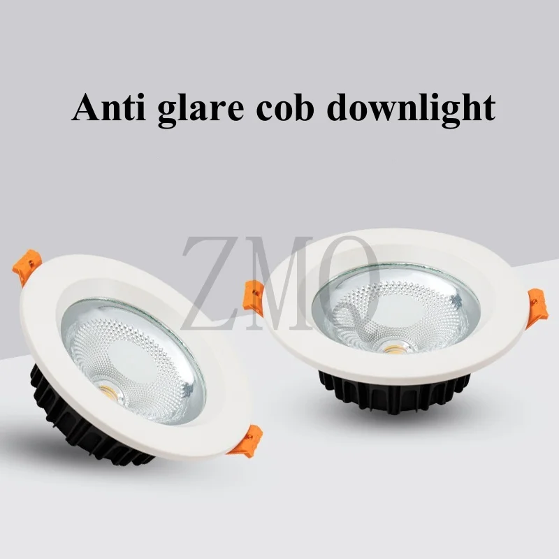 LED السقف النازل COB الأضواء 7 واط 9 واط 15 واط 20 واط 25 واط 30 واط 40 واط متجر الملابس الهندسة جزءا لا يتجزأ من الصورة التجارية