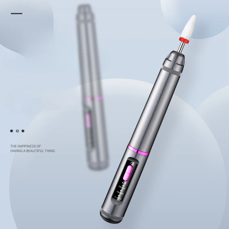 Electric Nail Polisher Three Levels of Bidirectional Adjustment Adjustable Speed Safe Fast Low-noise Portable Nail Art