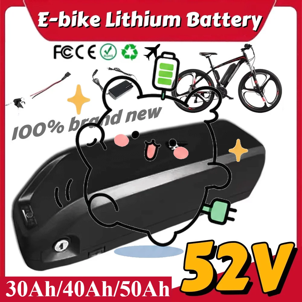 ✨New Original 52V Hailong Battery Polyester DP-9, BMS 18650 Cell, Lithium-ion 52V 50AH Battery Pack✨