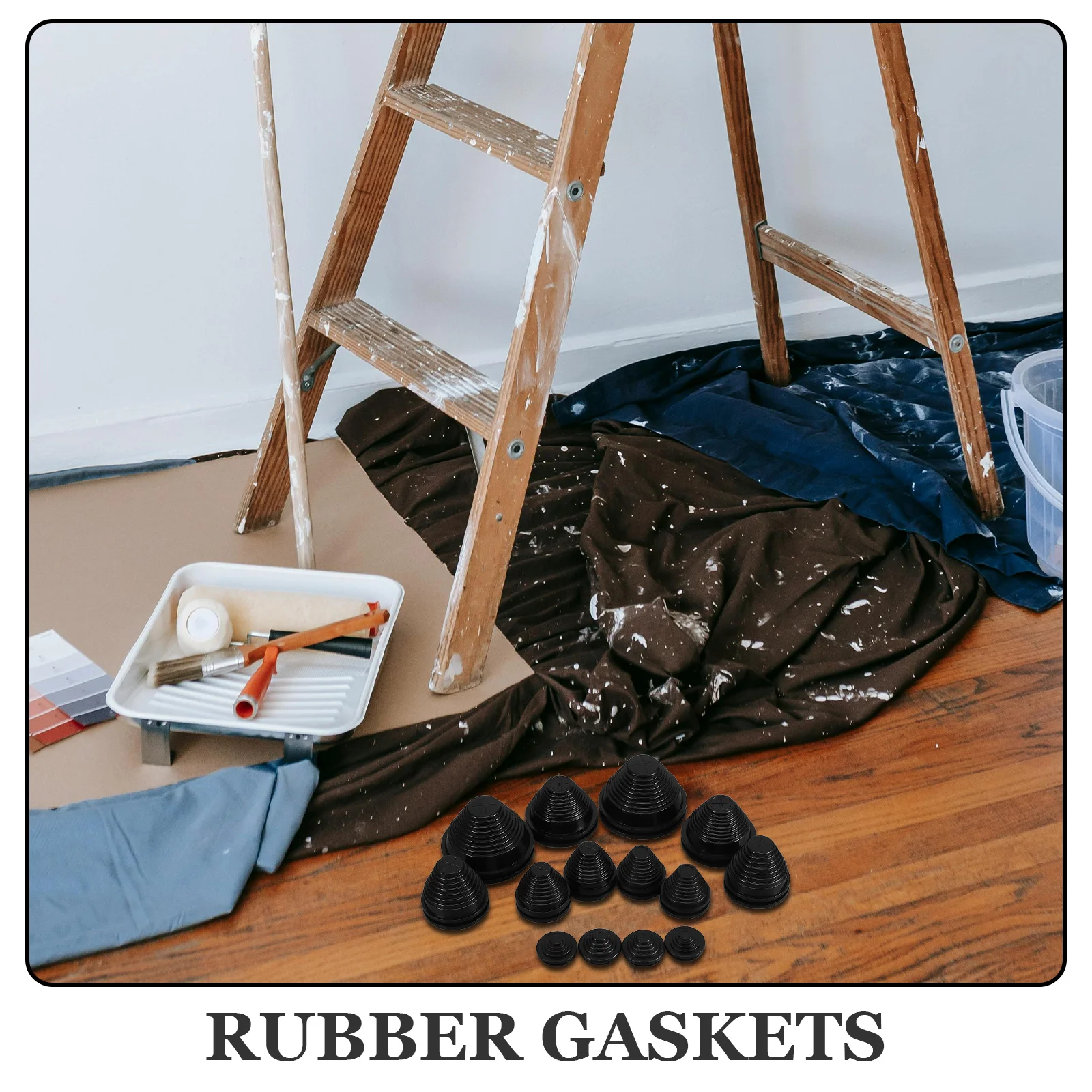 14 szt. Gumowych przelotek kablowych w kształcie wieży, osłony otworów na przewody do skrzynki elektrycznej, gumowe uszczelki przewodów, przelotki kablowe.