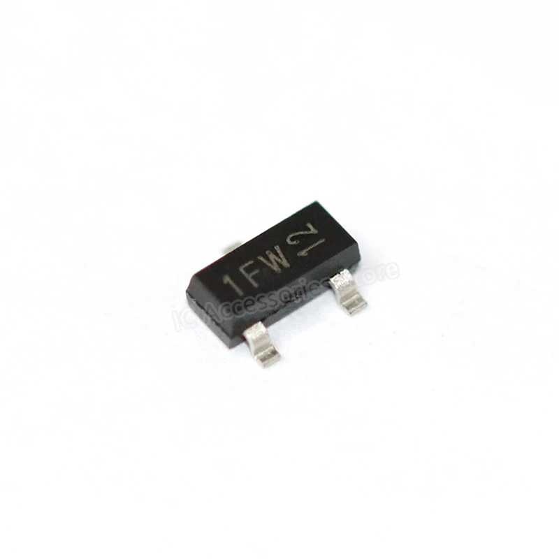 50PCS BC847B/BC847C SOT-23 Screen Printing 1FW/1GW 45V 100mA SMD Transistor Brand new original