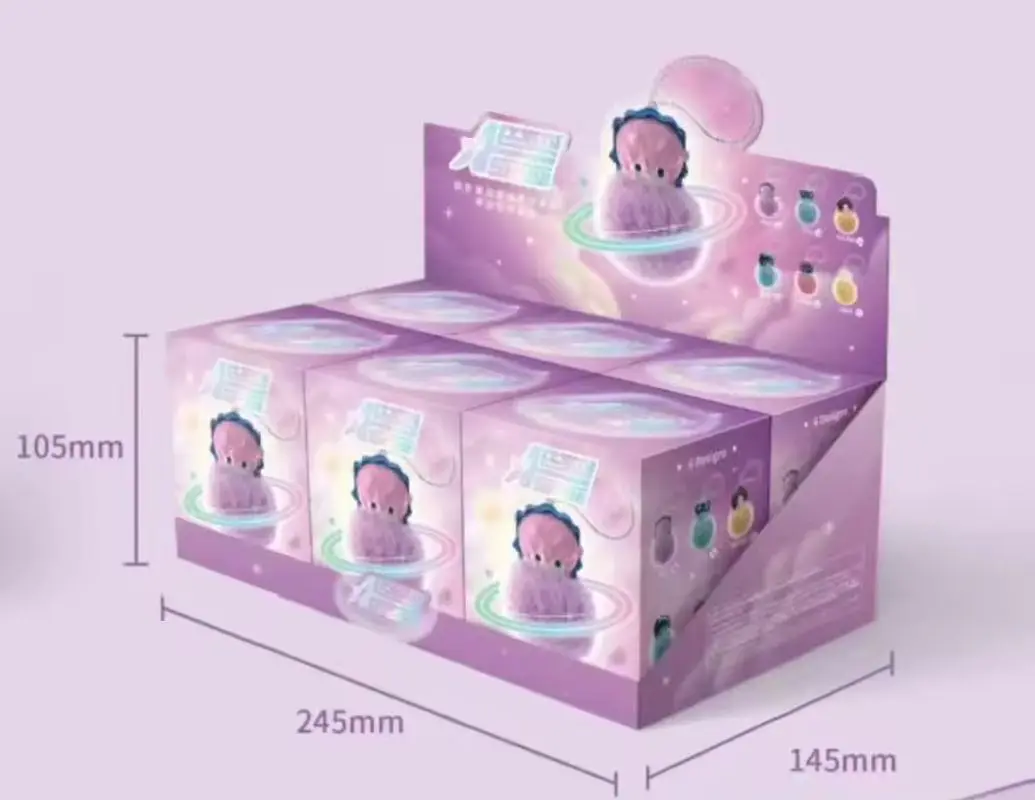 Auf Lager Echte Alien Bühne Anhänger Blind Box Nette Tasche/Rucksack Ornament Schlüsselbund Figur Alien Bühne Geheimnis Kawaii geschenk