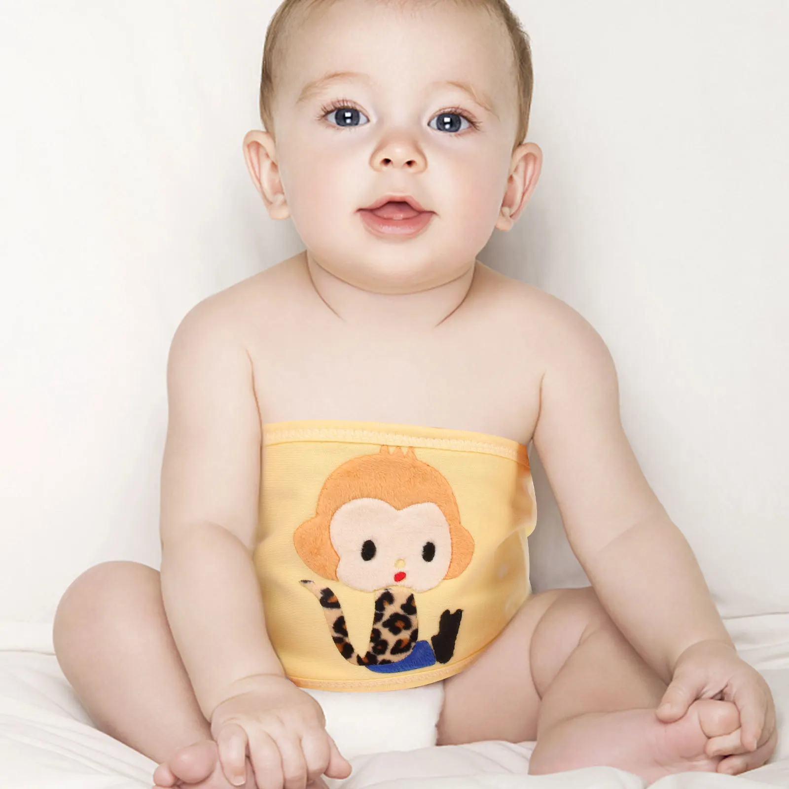 3 pezzi fasce per ombelico per bambini fasce per pancia elastiche in cotone morbido resistenti al freddo cordone ombelicale per neonati avvolge protezione addome neonato