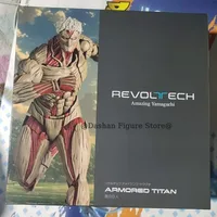 Attack on Titan Figure Revoltech The Armored Titan Action Figures Amazing Yamaguchi Yoroi no Kyojin Reiner Braun PVC Model Toys 5