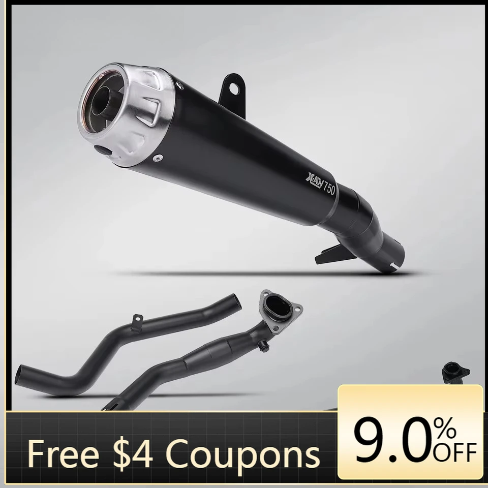 

STLF XADV750 Motorcycle Exhaust System Full Section Black DB Killer Arrow Modification 51mm Stainless Steel Adapter Boxed New