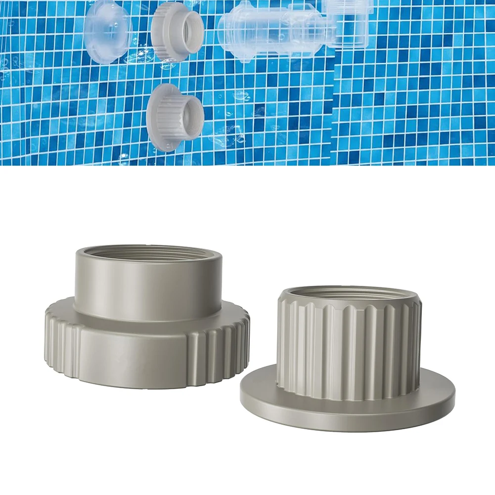2 Piece ABS Pool Fountain Adapter Set for Funsicle Pools Compatible with For Solar Fountain Lights Easy Install Design