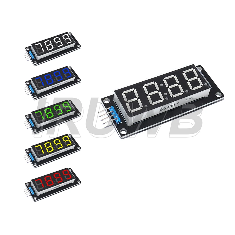TM1637 0,36 Zoll 7-Segment-Digitalanzeige 4-stelliges LED-Modulboard für Arduino