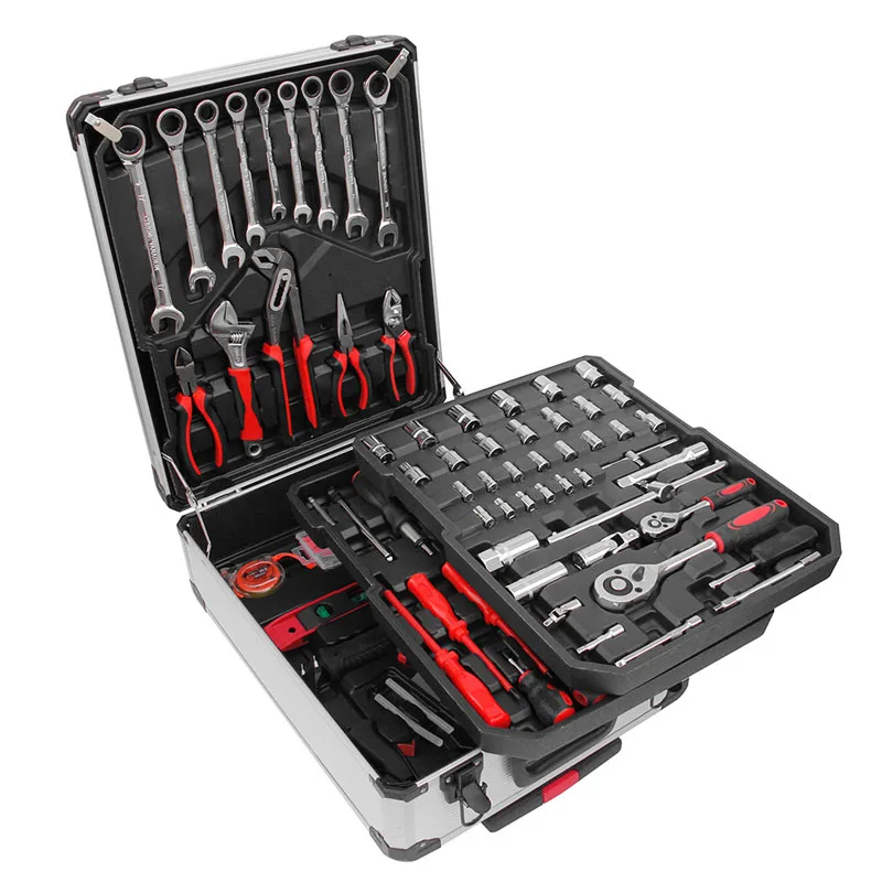 

399 Pc Auto Repair Toolbox Commercial Hardware Hand Tools Kit Wrench Screwdriver Hammer Toolbox Set Lever Toolkit