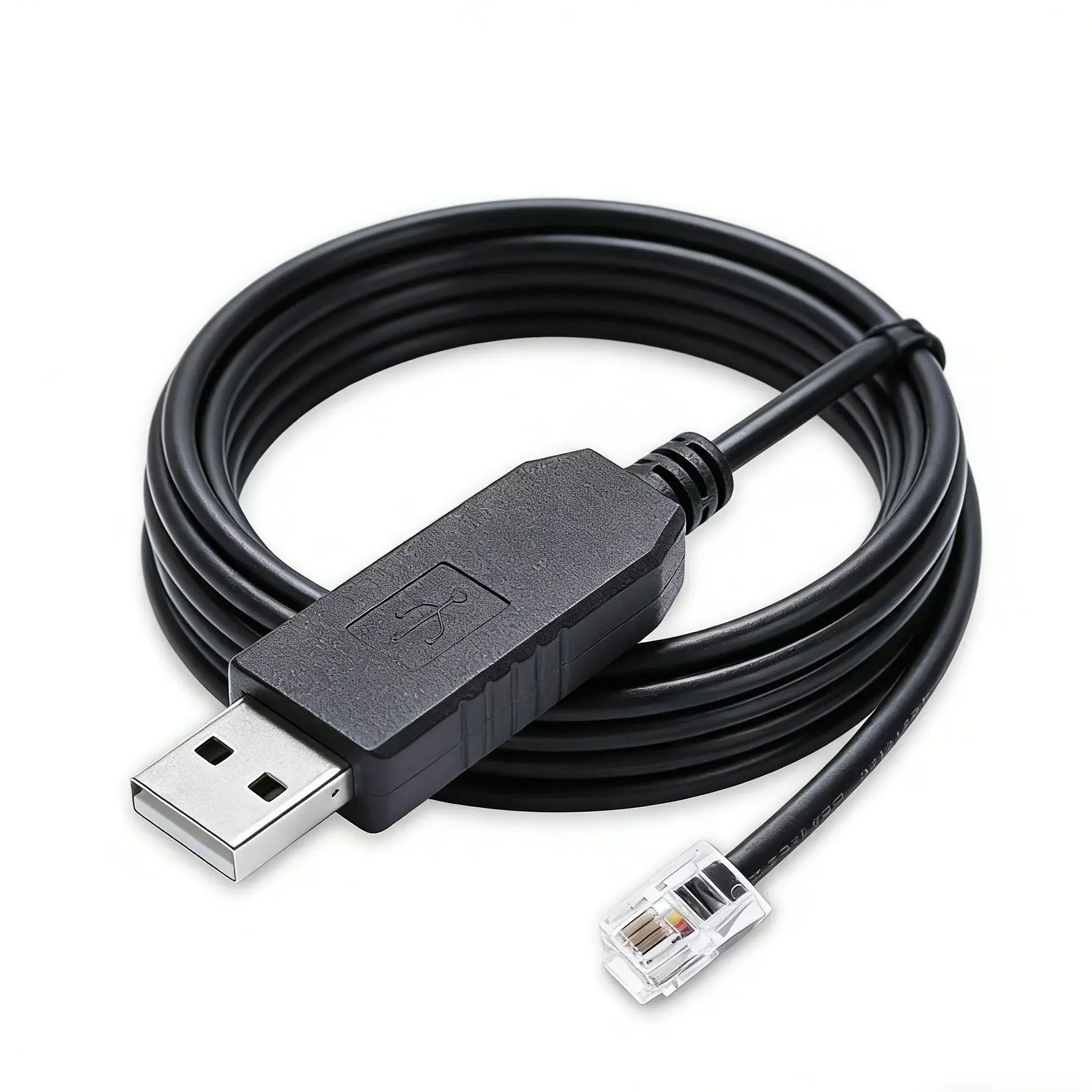 Meade Telescope Control Cable USB RS232 to RJ10 4P4C Adapter Compatible with AutoStar 497 ETX-70 ETX-90 ETX-125 LXD-75 LX90