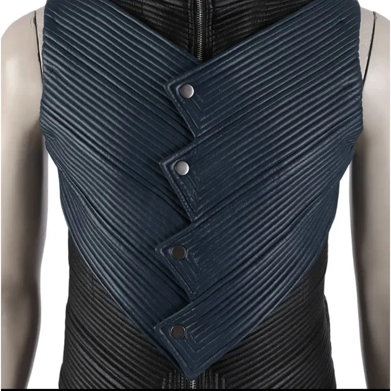 Az15Hot juego DMC5 disfraz de Vergil Nelo traje completo con botas Halloween carnaval hombres traje chaqueta chaleco hecho a medida