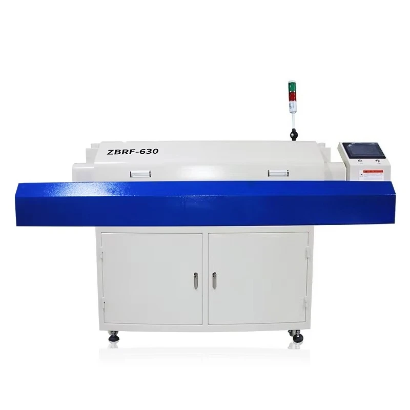 

ZB630RF Lead Free Reflow Oven 6 Warm Zone PCB Reflow Soldering Machine for PCB Making Machine