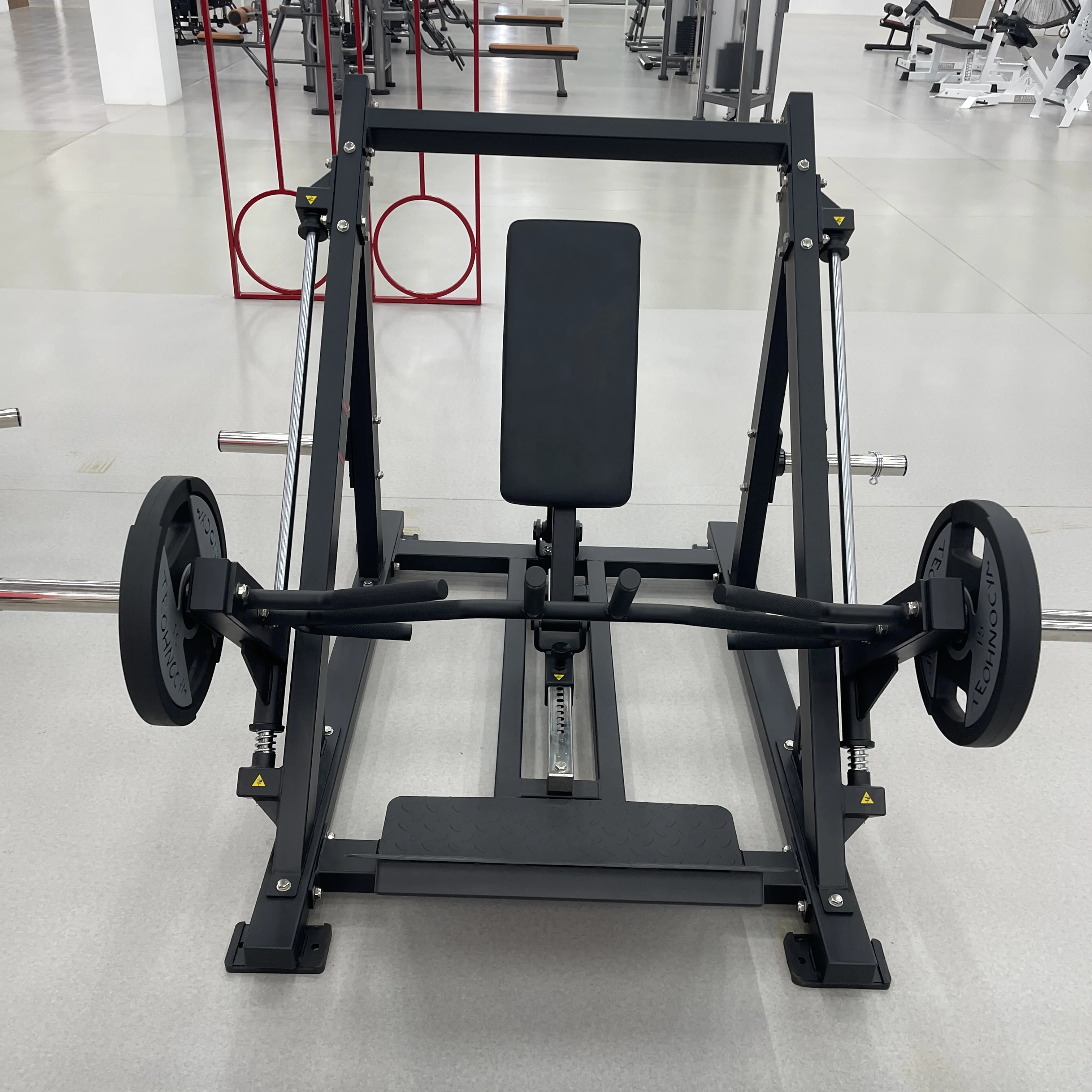 Unisex Multi-Position Gym Trainer Bodybuilding Fitness Equipment with Safety Features for Arm Training Made of Steelpromote sale