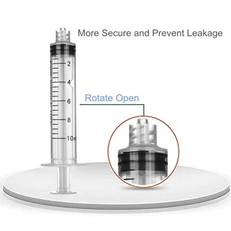 3ml-100ml Plastic Luer Lock Syringes hydroponics Syringe Tools Sampler Measuring, Refilling, Filtration, Lab Use