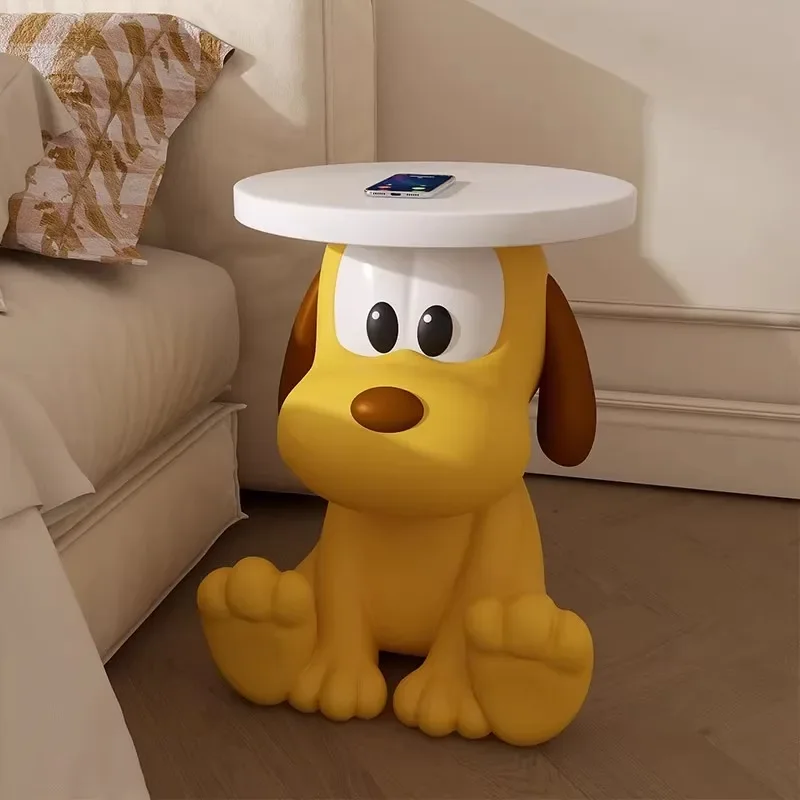 

[VIP] 45cm Pluto dog bedside table resin Action figure Creative Small table toys statue collection model room decoration gift