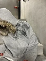 Autumn Winter Y2k Women Aesthetic Harajuku Faux Fur Collar Hoodies Clothes Graphic Hip Hop Punk Gothic Zip Up Hoodies 2026 new - Image 4